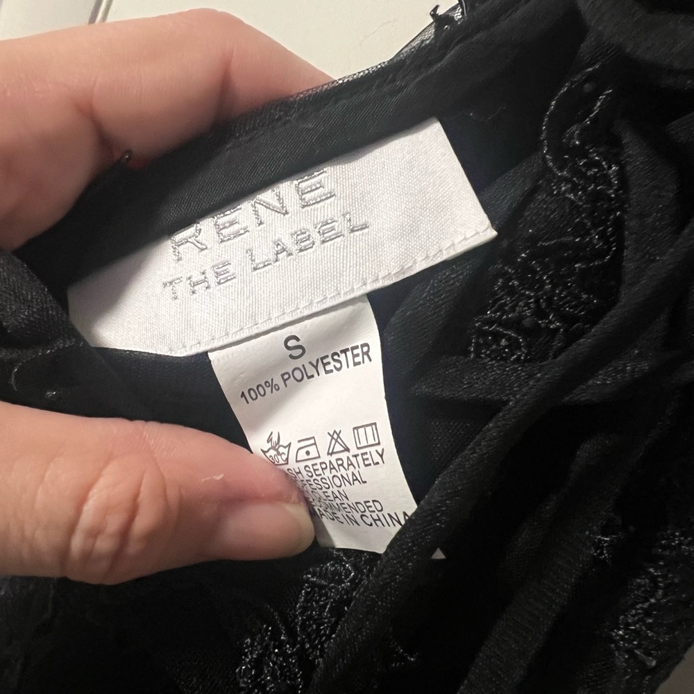Black Aidyn Gown, Size Small, New With Tags, Never worn. - Picture 3 of 16